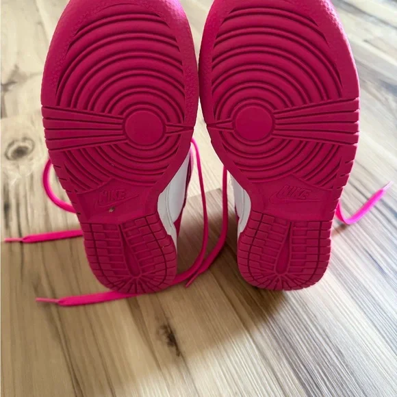 Nike Women's Sneakers - Hot Pink and White - Picture 4 of 10